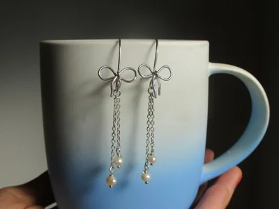 گوشواره پاپیونی